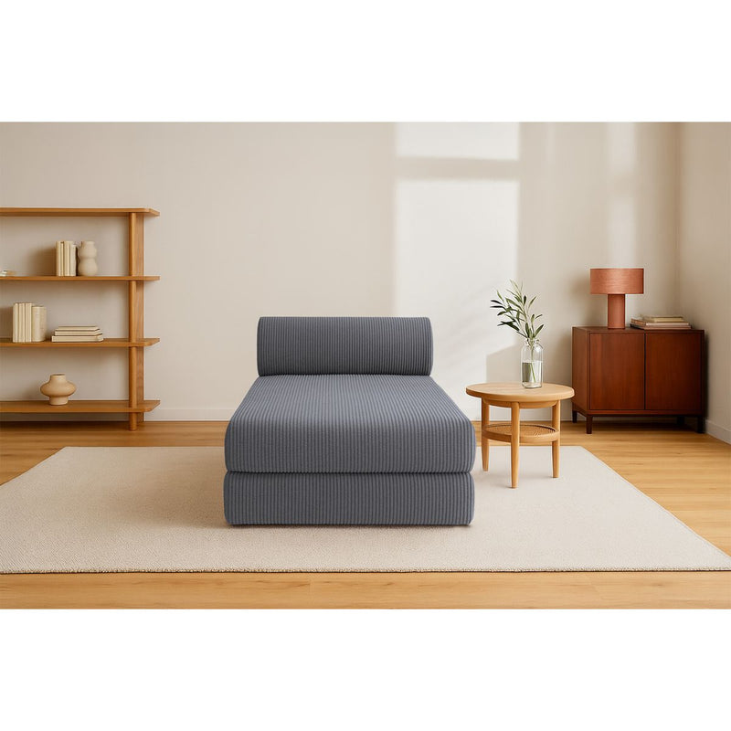 Méridienne Lincoln - 3 Places - Velours Côtelé