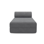 Puf Modular - Tela Exterior a Rayas - Blanco y Azul