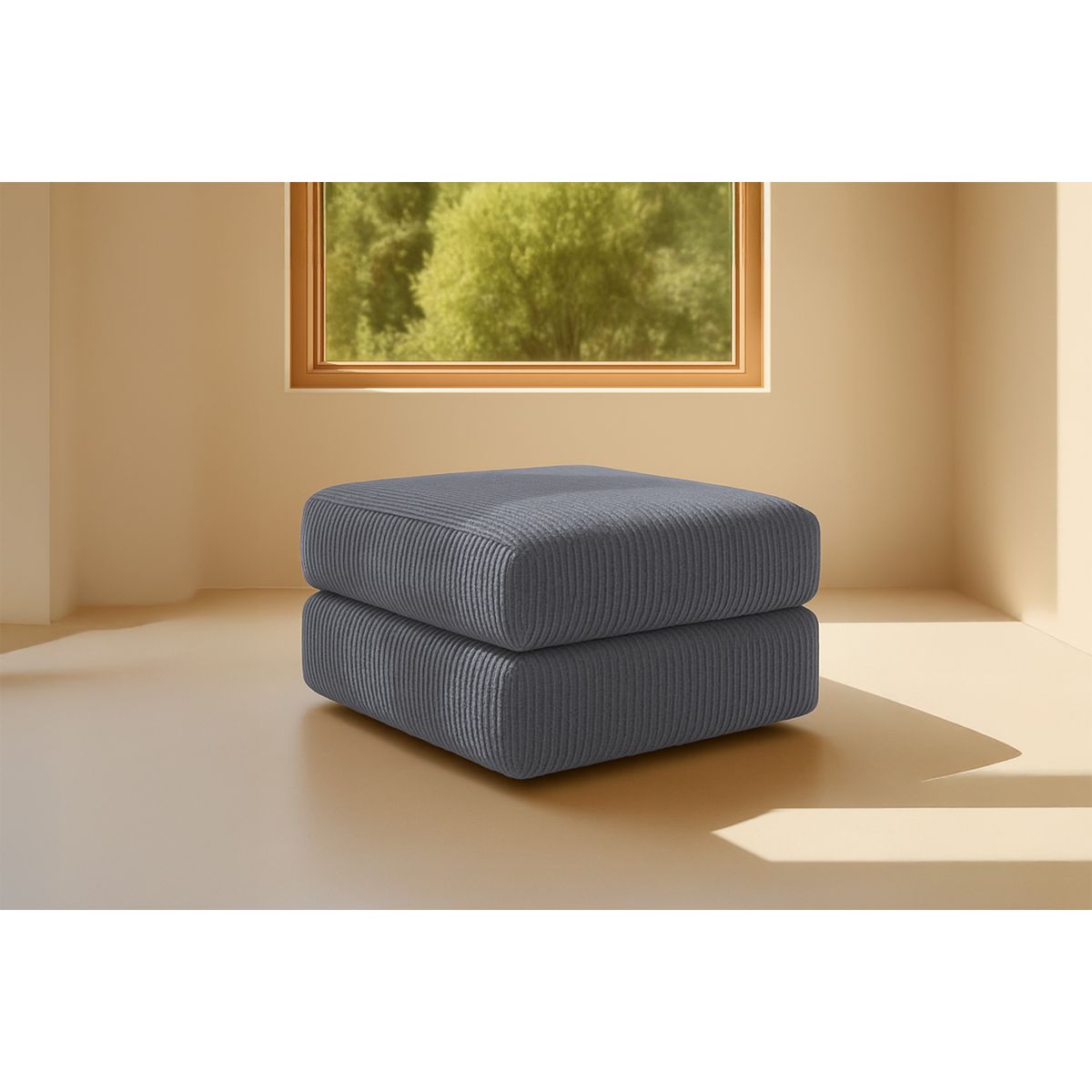 Pouf Lincoln - Velours Côtelé