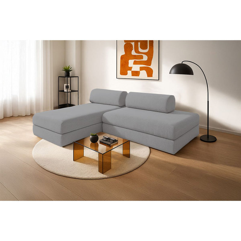 Canapé D'Angle Lincoln - 5 Places - Velours Côtelé