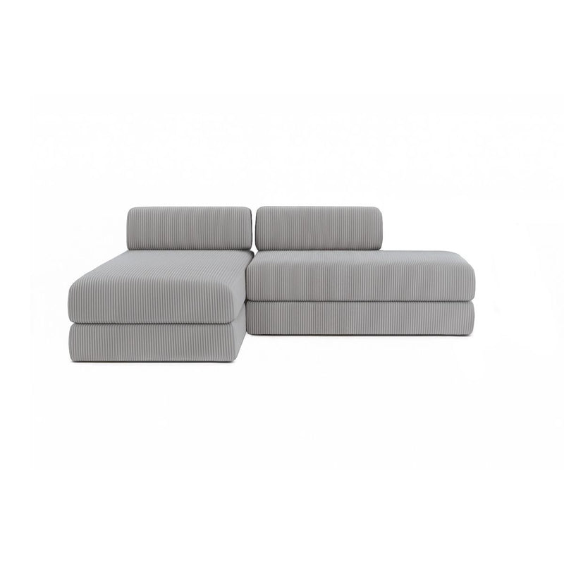 Canapé D'Angle Lincoln - 5 Places - Velours Côtelé