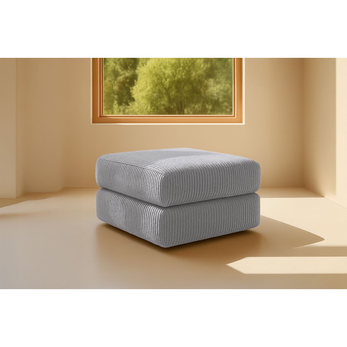 Pouf Lincoln - Velours Côtelé