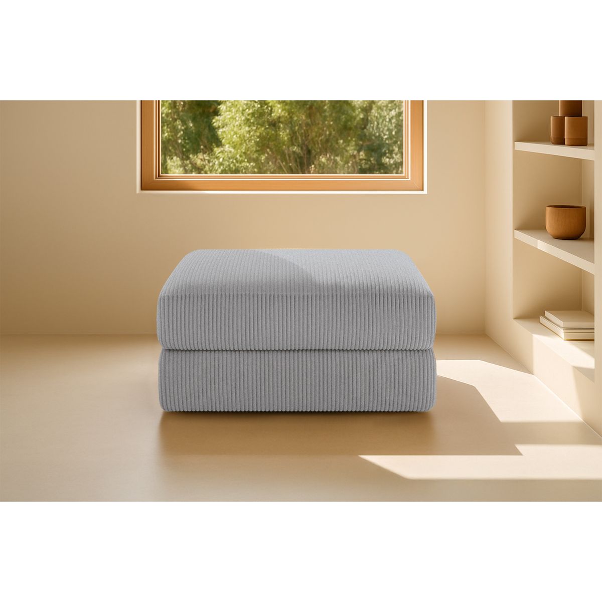 Pouf Lincoln - Velours Côtelé