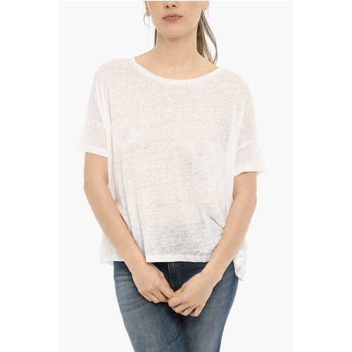 Linen Crew-Neck T-Shirt