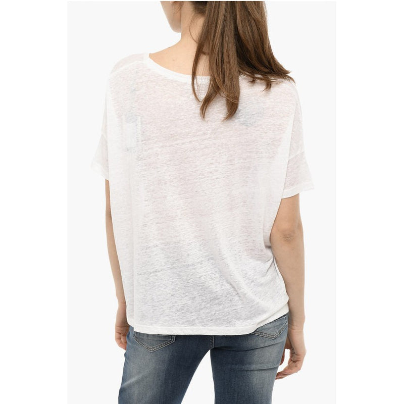 Linen Crew-Neck T-Shirt