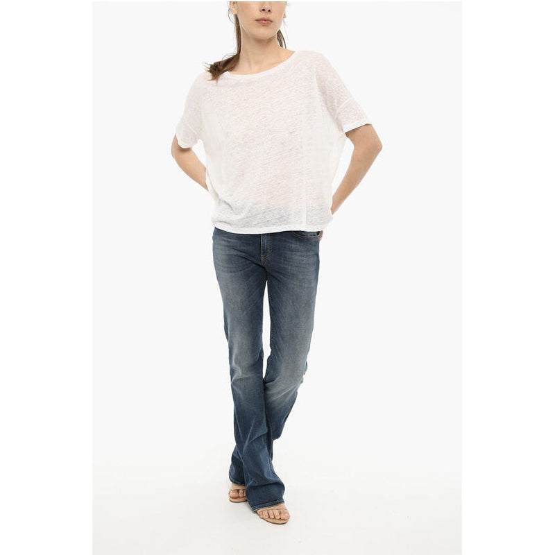 Linen Crew-Neck T-Shirt