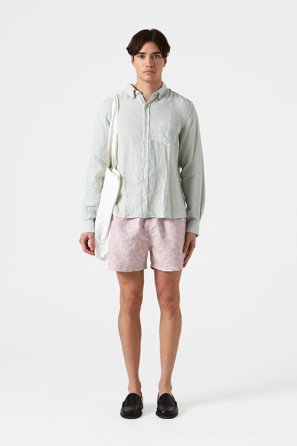 Chemise Linen Sage
