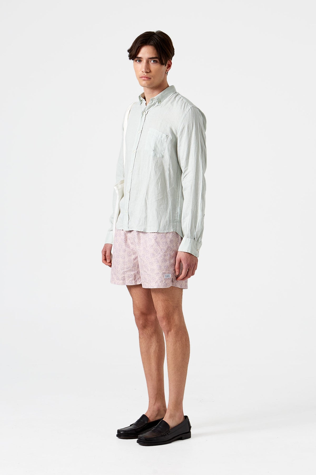 Chemise Linen Sage