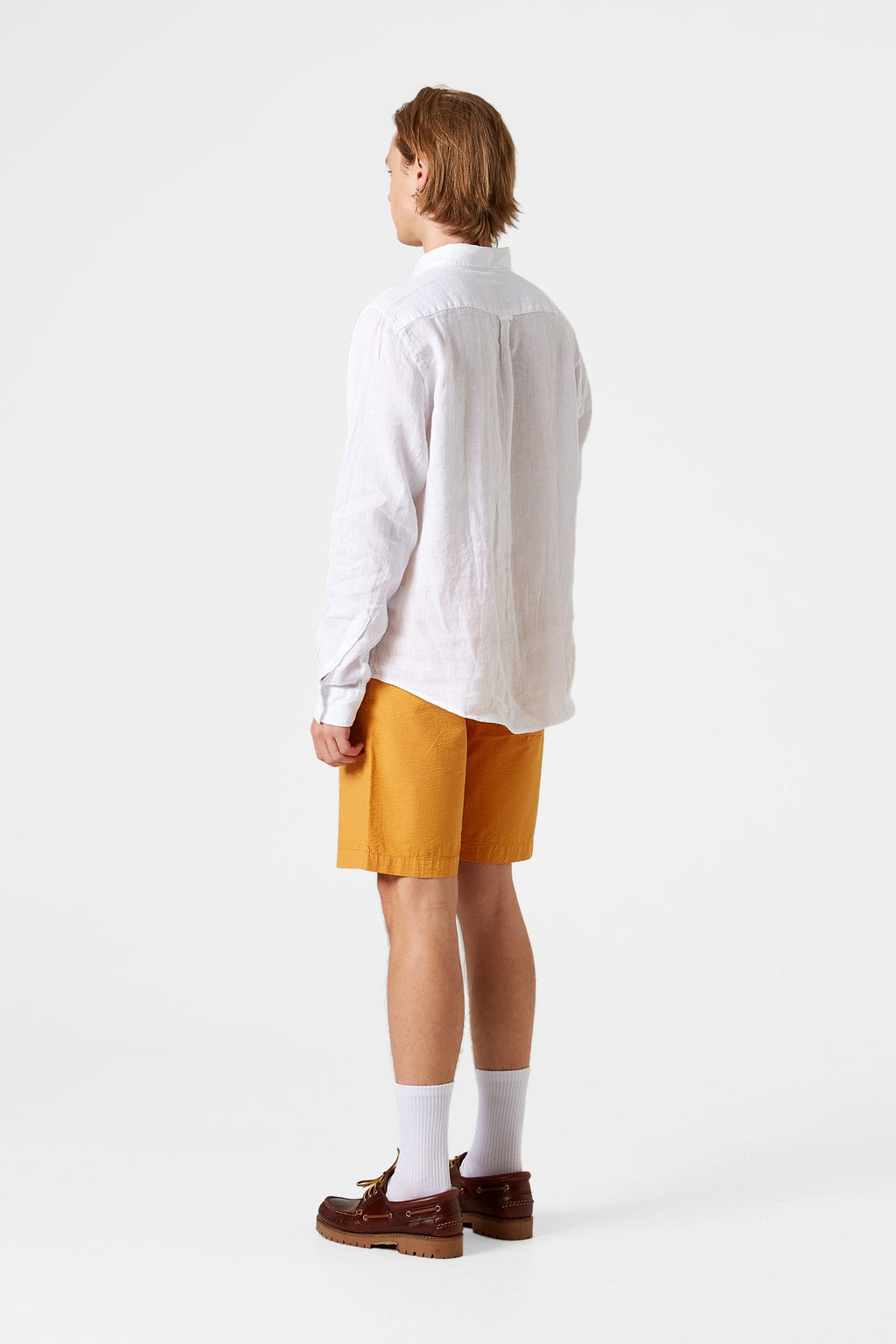 Chemise Linen Plain White