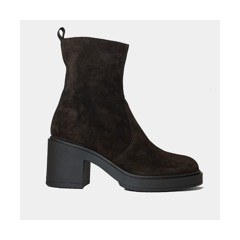 Boots Ann Tuil Linette - Velours Marron