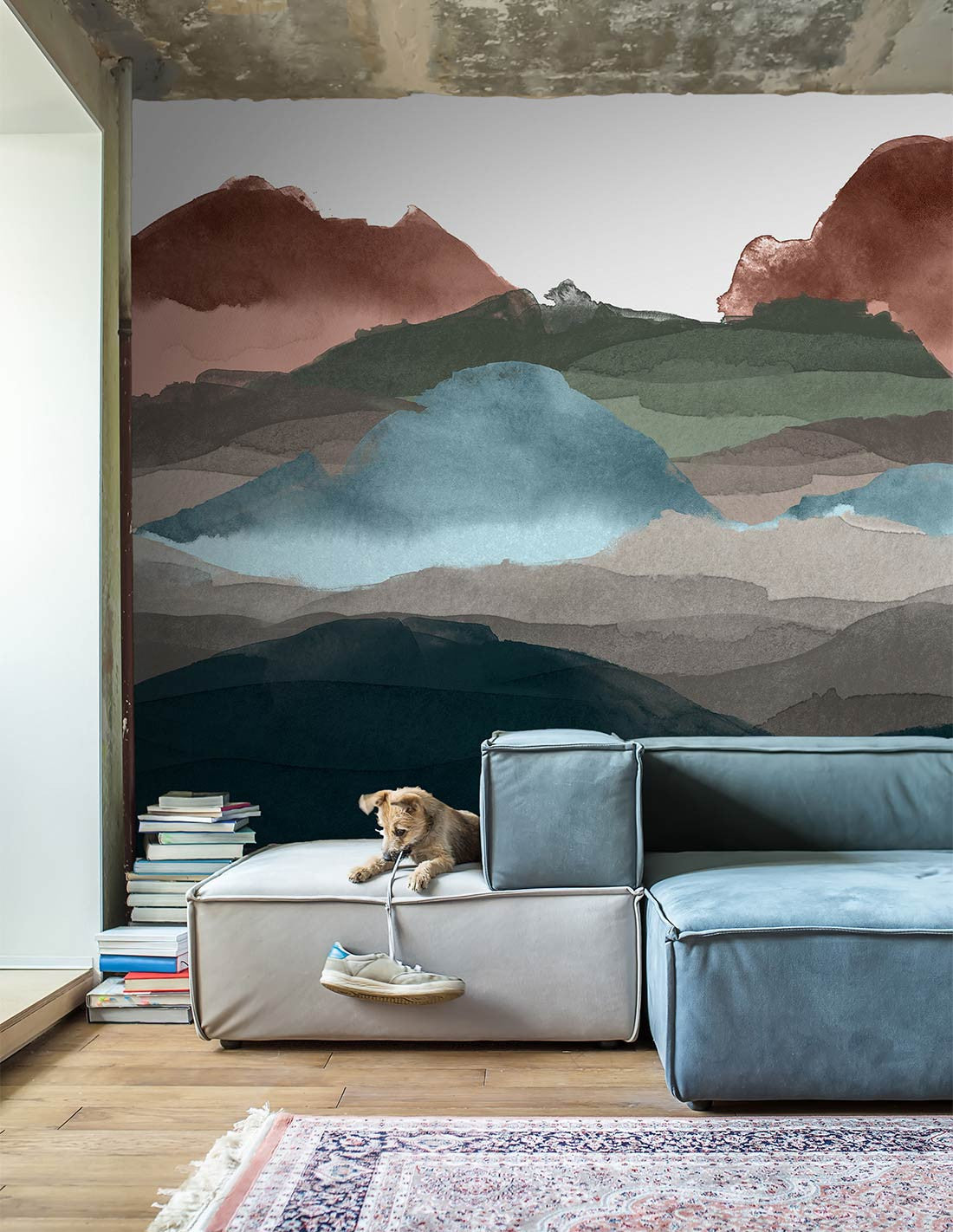 Mural Line Water - Ombre