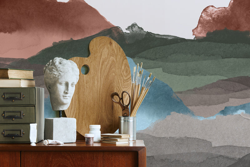 Fresque Line Water - Ombre