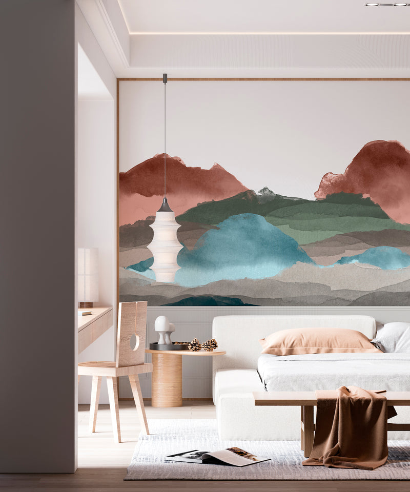 Fresque Line Water - Ombre