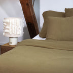 Funda de almohada de gasa de algodón Amante - Bronce