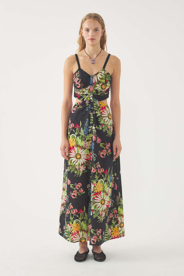 Lisa Bustier Dress - Black