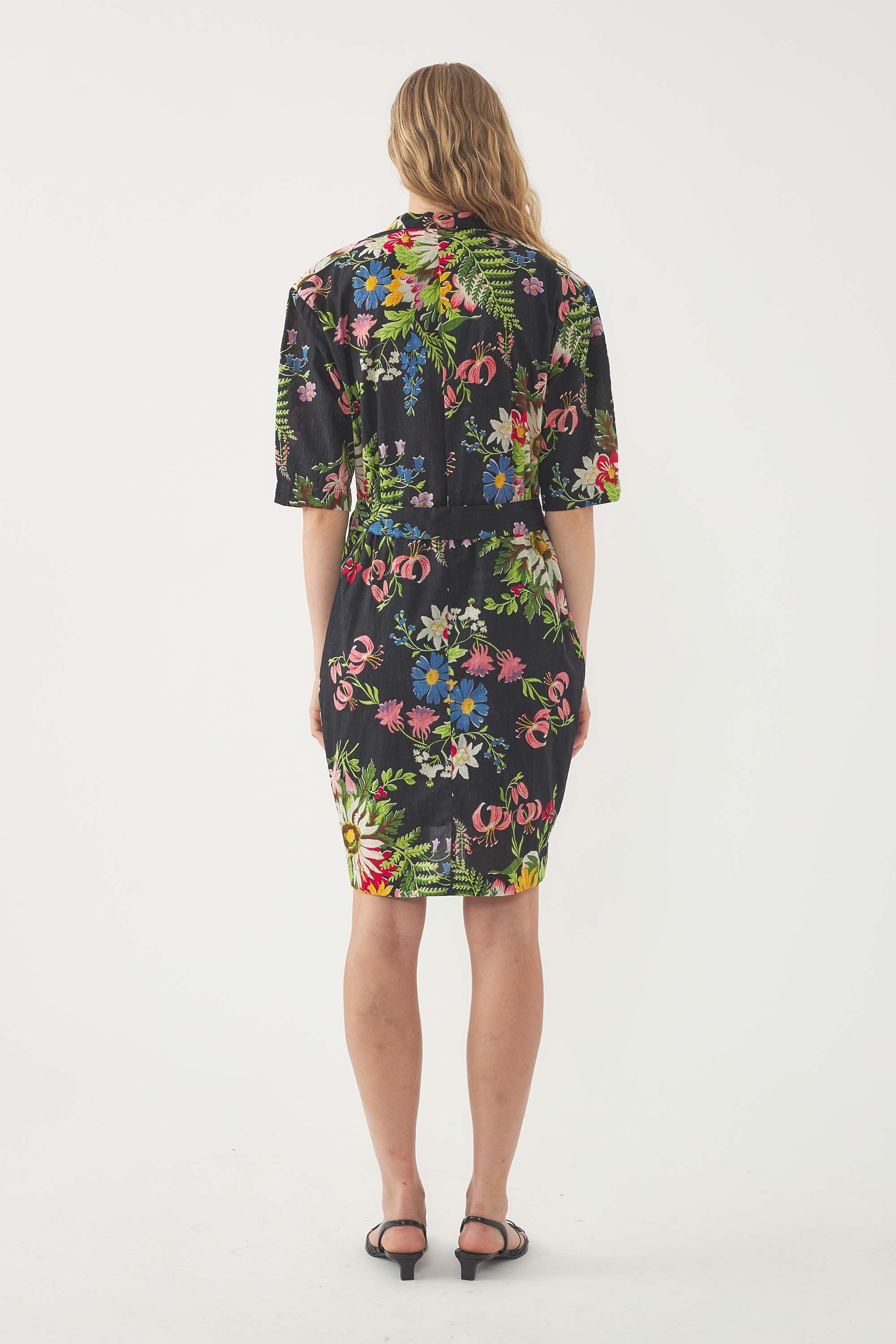 Robe Portefeuille Lisa - Noir