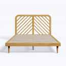 Cama de madera Alba - Acabado pino macizo / roble