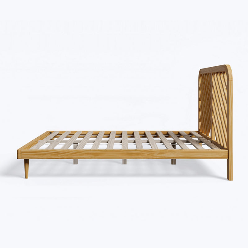 Cama de madera Alba - Acabado pino macizo / roble