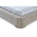 Alia – Polsterbett mit Bettkasten – Melierter Stoff