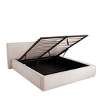 Liberia - Storage Bed - Fabric - Ecru