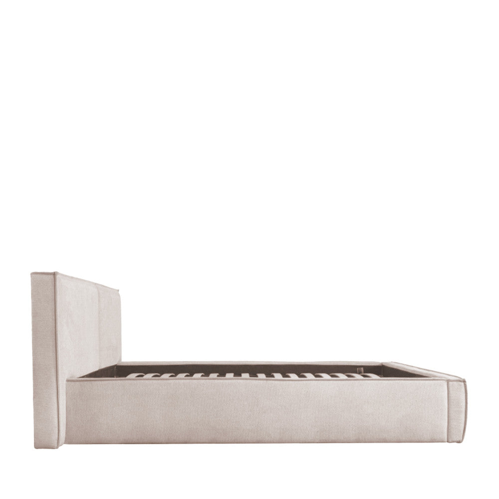 Liberia - Storage Bed - Fabric - Ecru