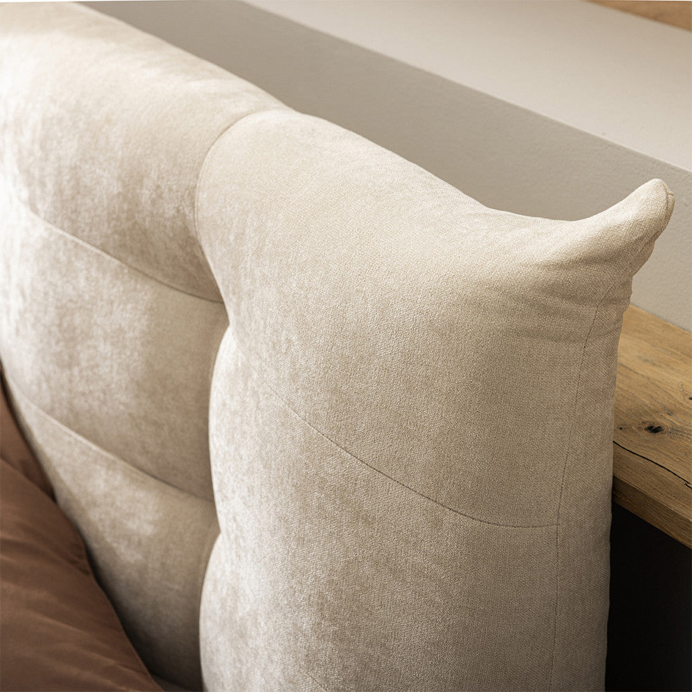 Serenita - Storage Bed - Fabric - Ecru