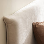 Mac Beth - Storage Bed - Fabric - Ecru