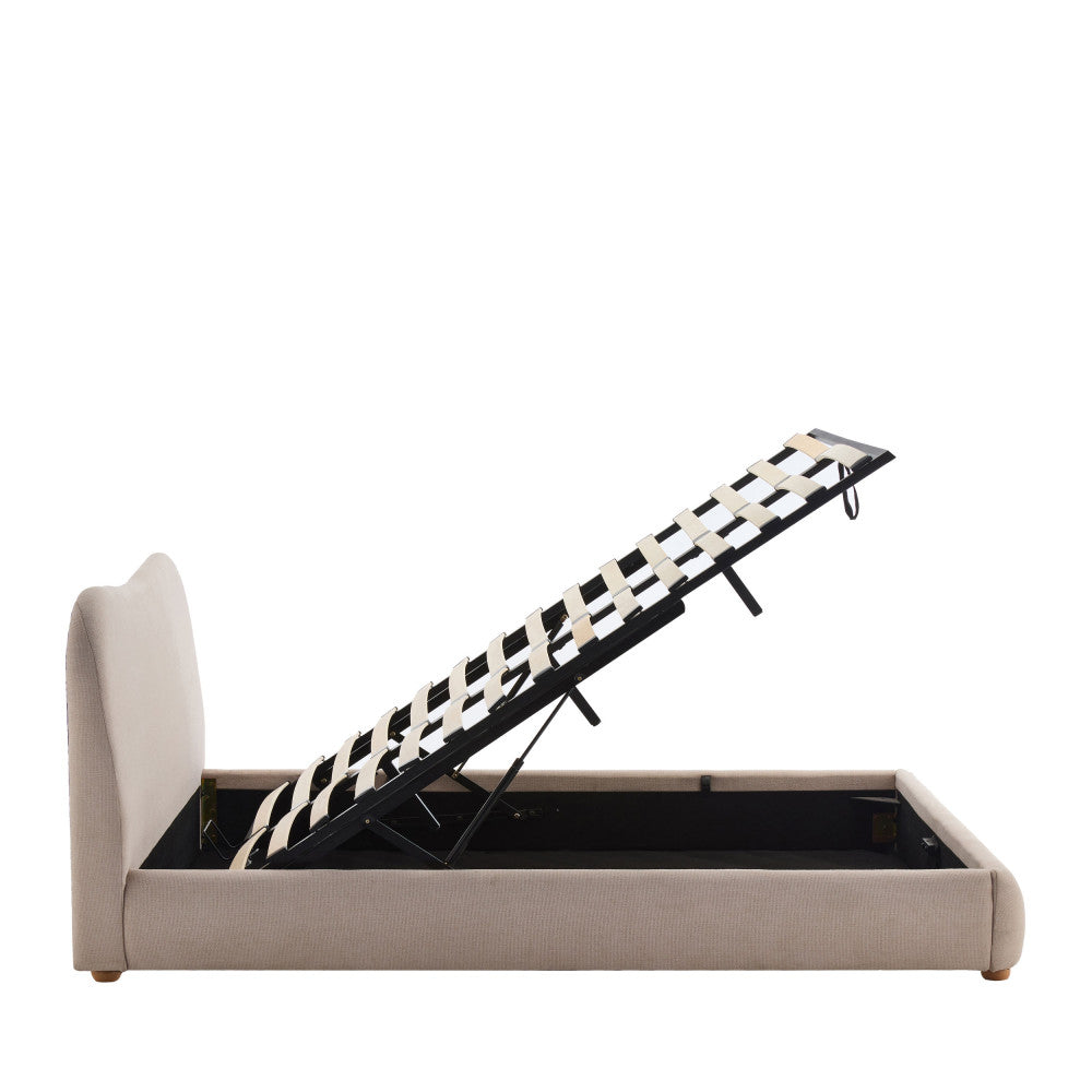 Napo - Ottoman Bed - Fabric - Beige