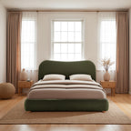 Napo - Ottoman Bed - Fabric - Green