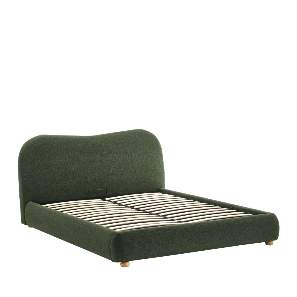 Napo - Ottoman Bed - Fabric - Green