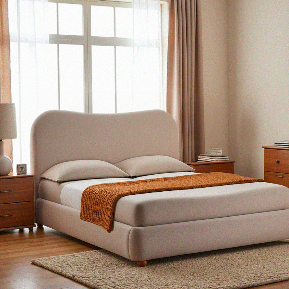 Napo - Ottoman Bed - Fabric - Beige