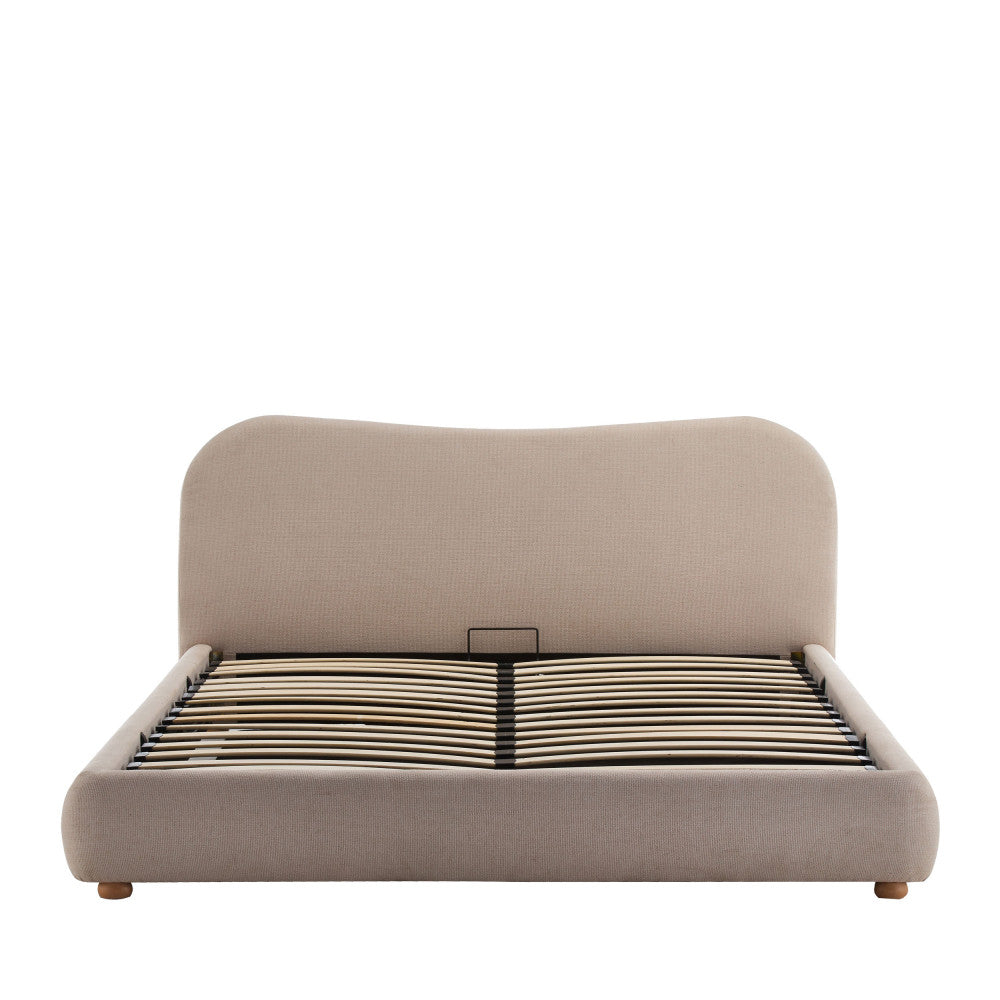 Napo - Ottoman Bed - Fabric - Beige