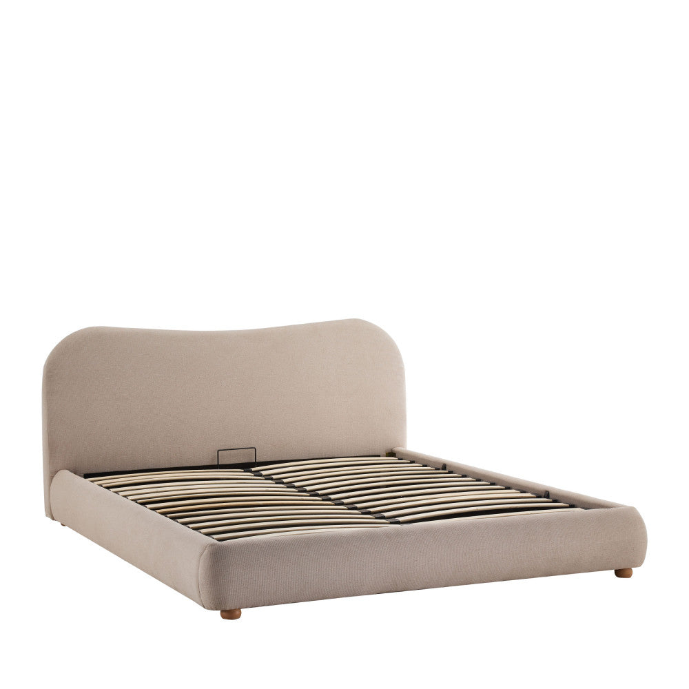 Napo - Ottoman Bed - Fabric - Beige
