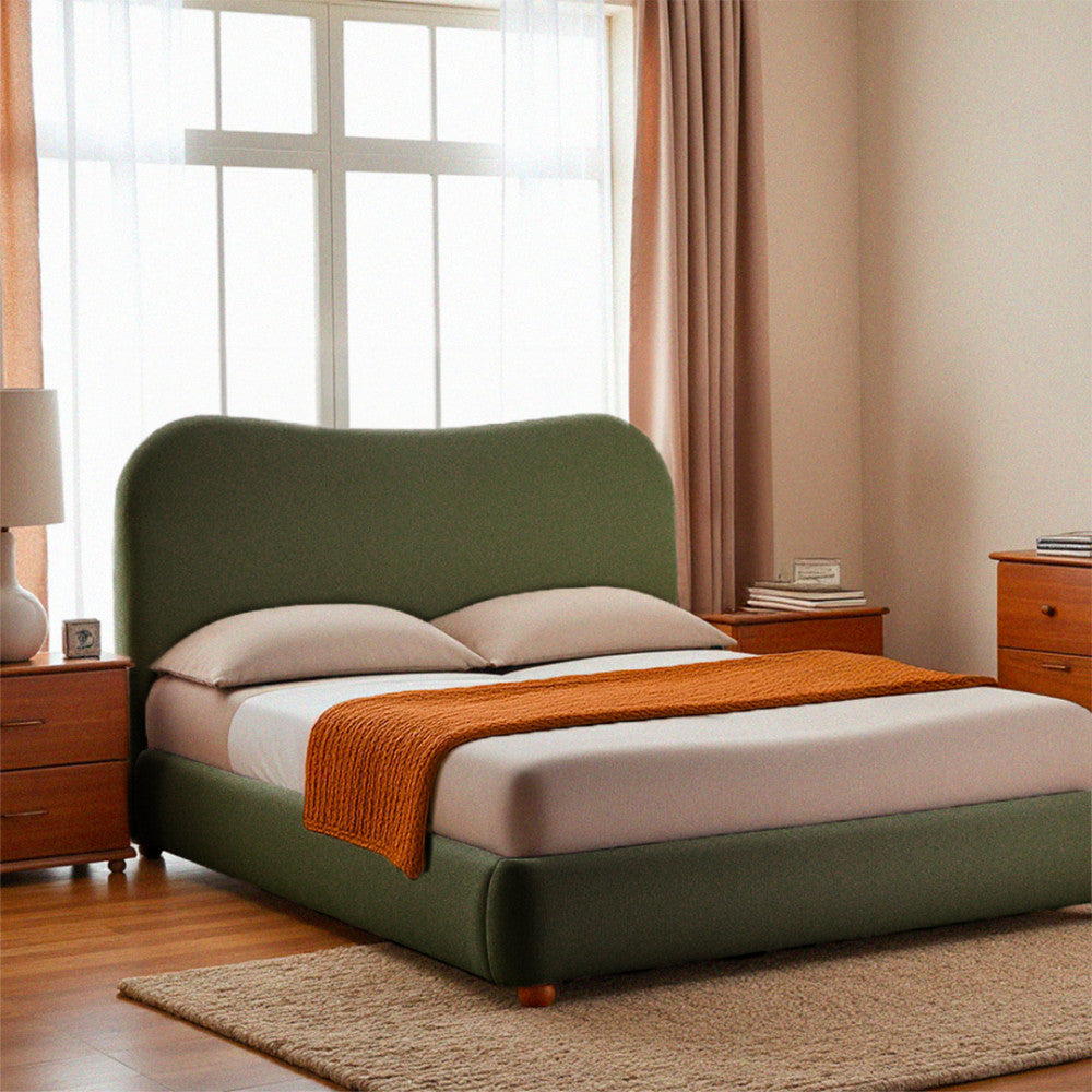 Napo - Ottoman Bed - Fabric - Green