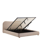 Napo - Ottoman Bed - Fabric - Beige