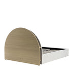 Brie - Ottoman Bed - Fabric with Integrated Storage - Beige