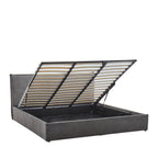 Cama - Storage Bed - Corduroy Velvet - Grey