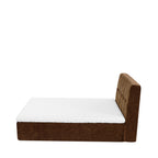 Air Nest - Complete Compressed Boxspring Bed - Fabric - Brown
