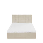 Air Nest - Complete Compressed Boxspring Bed - Fabric - Beige