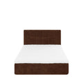 Air Nest - Complete Compressed Boxspring Bed - Fabric - Brown