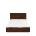 Air Nest - Complete Compressed Boxspring Bed - Fabric - Brown