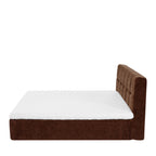 Air Nest - Complete Compressed Boxspring Bed - Fabric - Brown