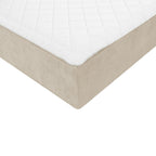 Air Nest - Complete Compressed Boxspring Bed - Fabric - Beige