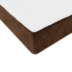 Air Nest - Complete Compressed Boxspring Bed - Fabric - Brown