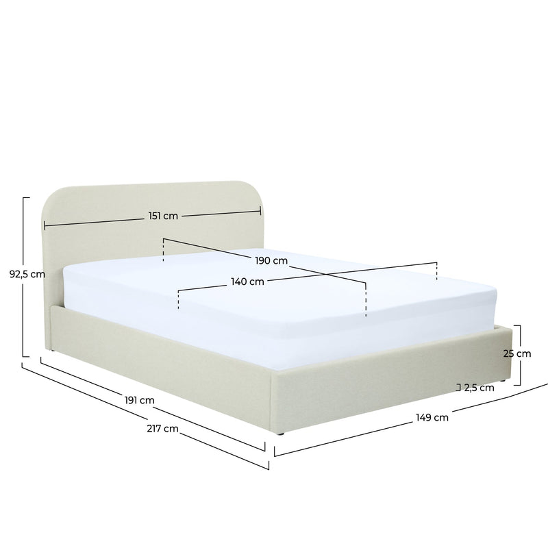 Tilly Bed - Beige