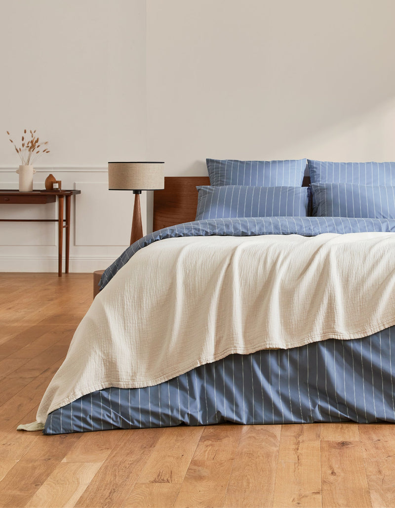 Housse De Couette - 100% Percale De Coton 120 Fils - 6 Coloris