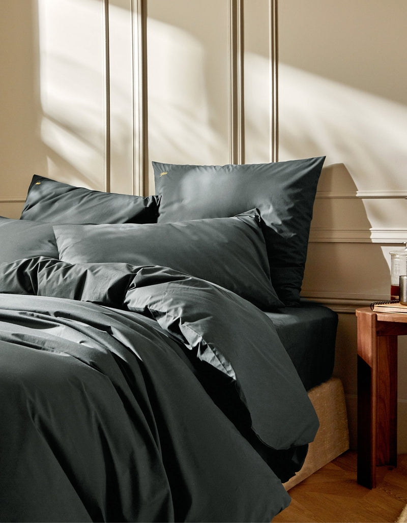 Housse De Couette - 100% Percale De Coton 120 Fils - 6 Coloris