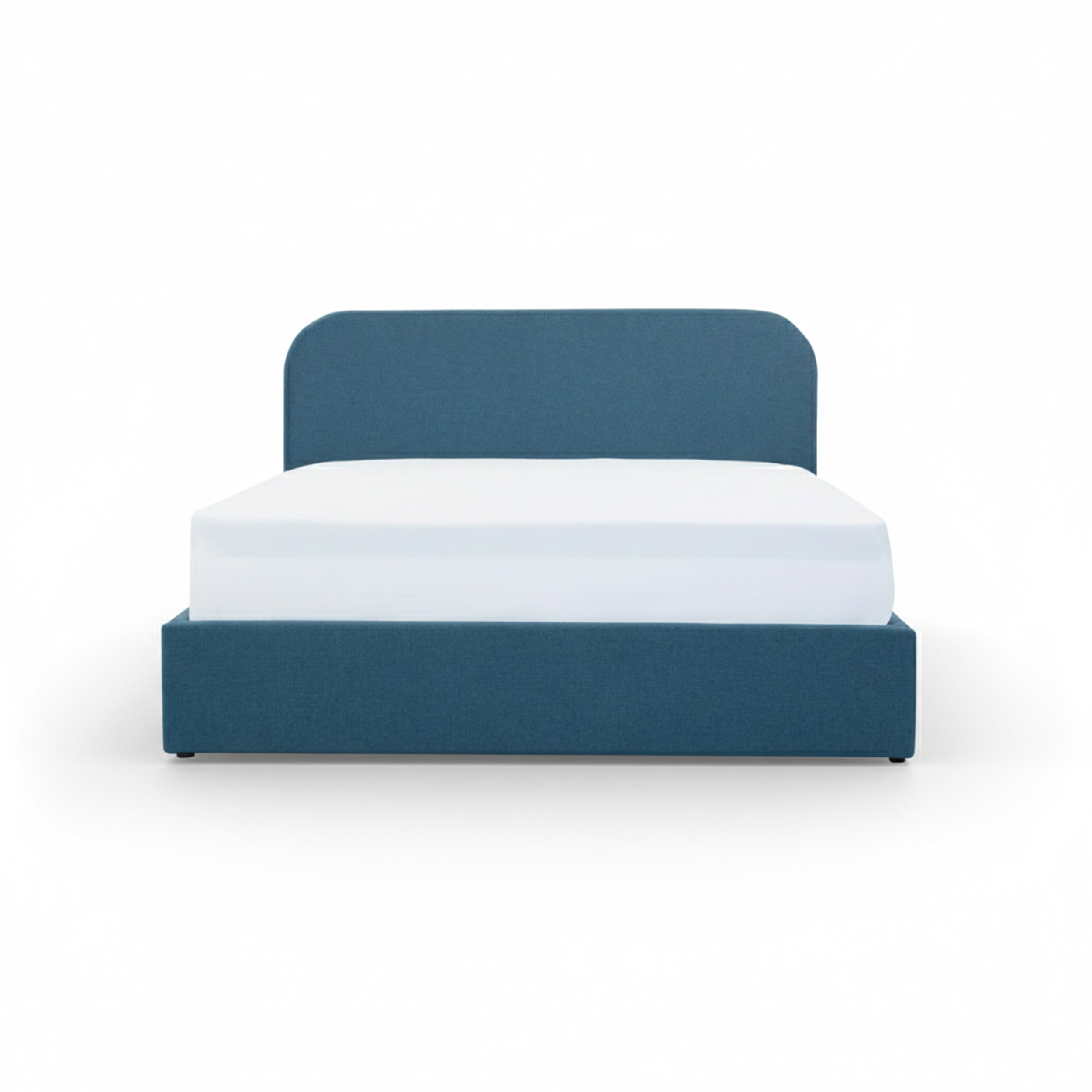Tilly - Lit Double Avec Coffre En Tissu Bleu