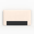 Safia - Cabecero de tela blanco con funda desenfundable