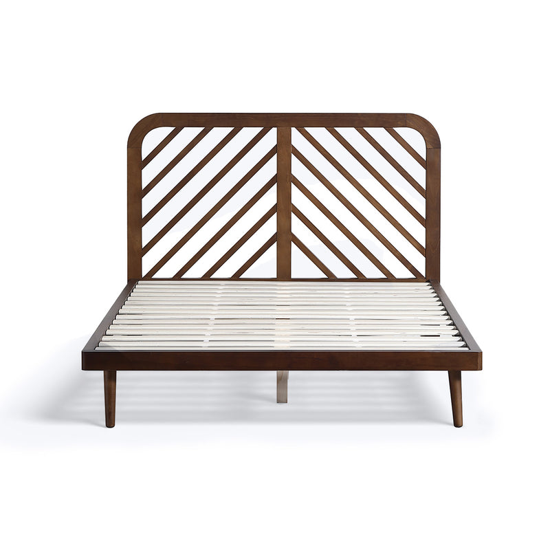 Cama de Madera Alba - Espiga Oscura